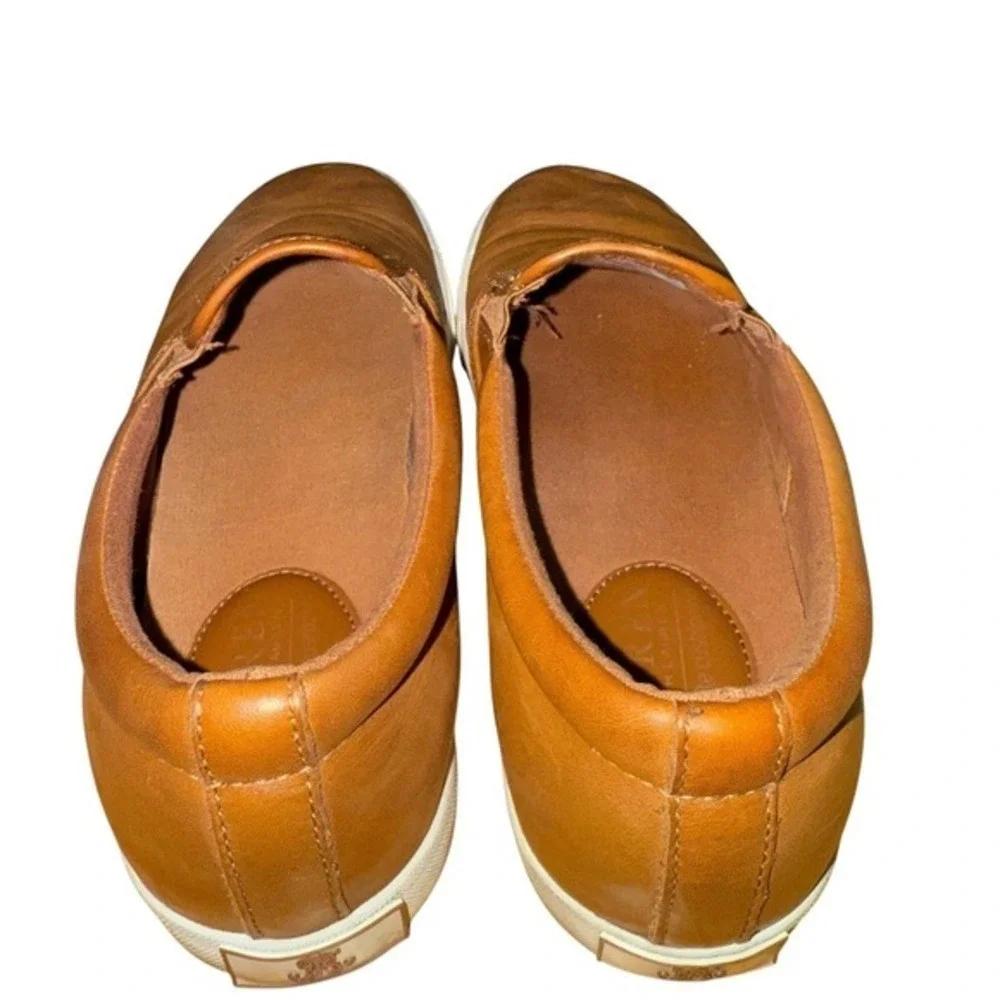 Lauren Ralph Lauren Ria Loafers SlipOn Womens 9B Pre-Owned Tan Leather LRL Shoes